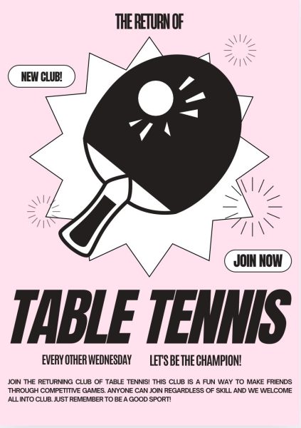 Ping pong: Back to the Table